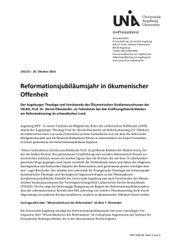 Meldung als pdf - Pressestelle der Universität Augsburg