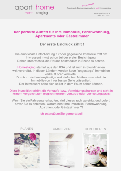 Homestaging