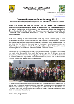 Generationendorfwanderung 2016