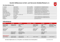 Herzlich Willkommen im Reit- und Fahrverein Walddorfhäslach e.V.