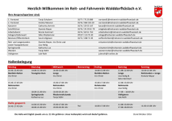 Herzlich Willkommen im Reit- und Fahrverein Walddorfh&auml;slach e.V.