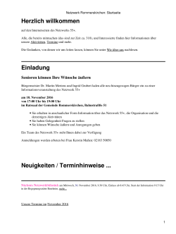 Netzwerk Rommerskirchen: Startseite