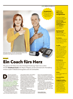 Ein Coach f&uuml;rs Herz - Migros