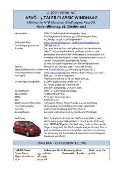 Infos zum Nenngeld, Anmeldeschluss etc
