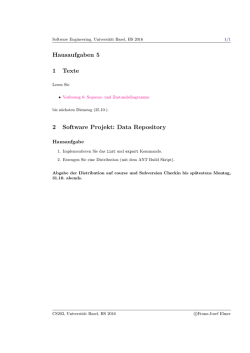 Hausaufgaben 5 - Informatik