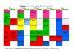 Hallenplan: Winter 2016/17 (g&uuml;ltig ab dem 1.November 16)