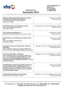 EDV-Angebote im November 2016