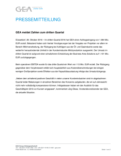 PRESSEMITTEILUNG