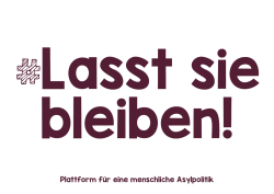LetThemStay als PDF - Plattform für eine menschliche Asylpolitik
