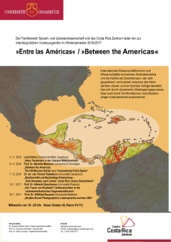 Entre las Américas« / »Between the Americas«