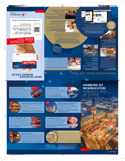 HAMBUrG IST WEIHNACHTEN! VOM 21.11