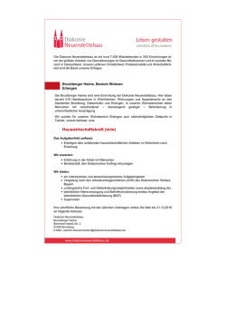 Hauswirtschaftskraft (m/w)