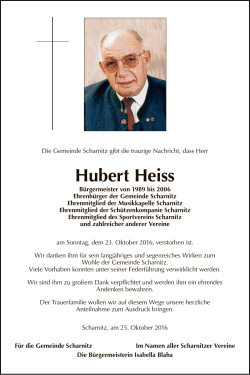 Hubert Heiss