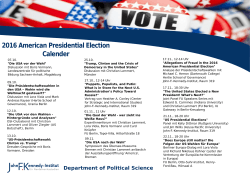 2016 American Presidential Election Calender - John-F.