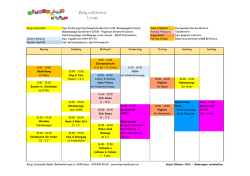 KURSE Wochenprogramm 2016