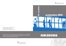 einladung - Universit&auml;t Trier