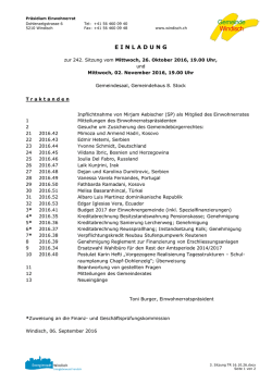 einladung - Windisch