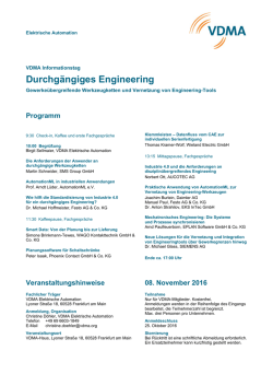 Durchg&auml;ngiges Engineering