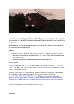 Gleistransport ReadMe - Rail