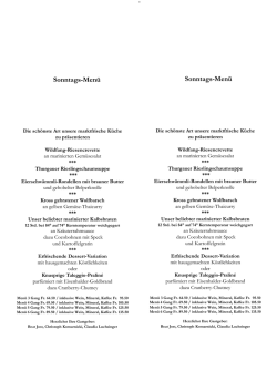 Gourmet-Menu als PDF