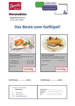 Aktion Fa. Sprehe 44.-48. KW - Kernchen Lebensmittelhandel GmbH