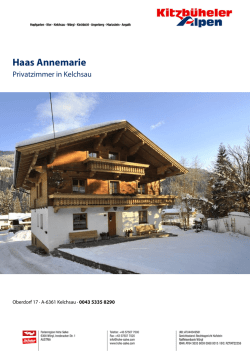 Haas Annemarie in Kelchsau