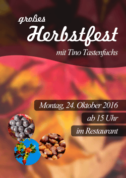 Herbstfest mit Tino Tastenfuchs