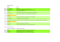 Samstag, 03.12.2016 Referent Thema 08:00 Uhr Prof. Dr