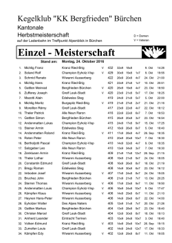 Einzelmeisterschaft