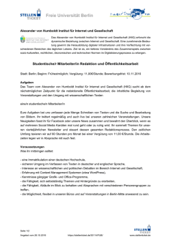 Druckansicht - Freie Universit&auml;t Berlin