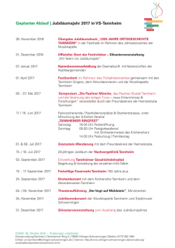 Geplanter Ablauf des Jubiläumsjahres als PDF