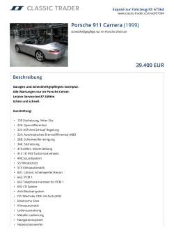 Porsche 911 Carrera (1999) 39.400 EUR