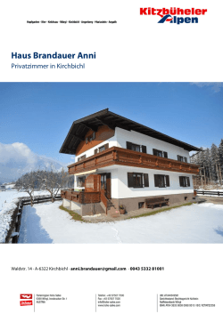 Haus Brandauer Anni in Kirchbichl