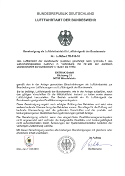 Luftfahrtbetrieb Bundeswehr