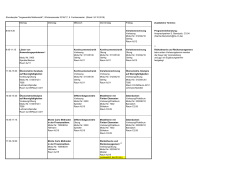 Stundenplan "Angewandte Mathematik", Wintersemester 2016/17, 5