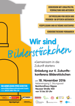 am 18. November 2016 - Bilderstöckchen Konferenz