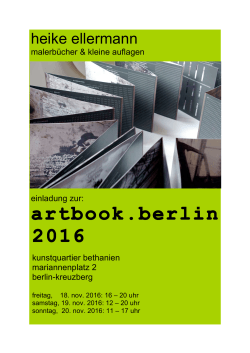 artbook.berlin 2016