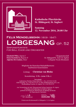plakat-lobgesant-12-november-2016 - Förderverein Kirchenmusik St