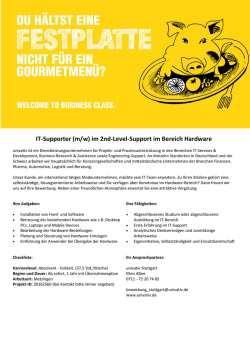 IT-Supporter (m/w) im 2nd-Level