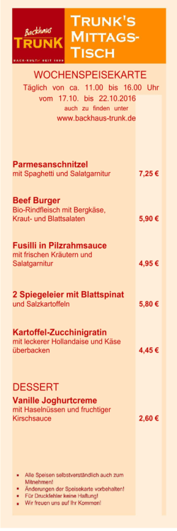 - Backhaus Trunk Heilbronn