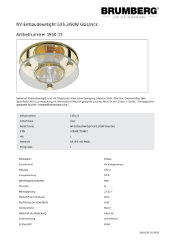 NV-Einbaudownlight GX5,3/50W Glas/nick