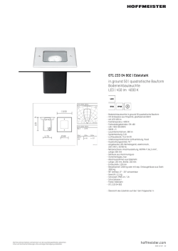 hoffmeister.com 071 233 04 902 | Edelstahl in.ground 50