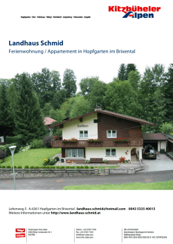 Landhaus Schmid in Hopfgarten im Brixental
