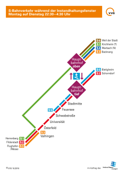 Instandhaltungsfenster Hbf - Stadt Esslingen am Neckar