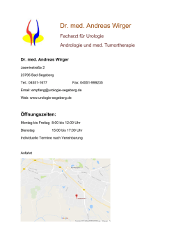 Dr. med. Andreas Wirger