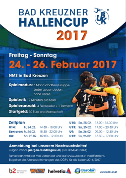 hallencup - Bad Kreuzen