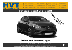 Clio Facelift - HVT Automobile GmbH