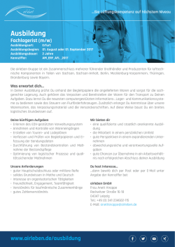 Ausbildung