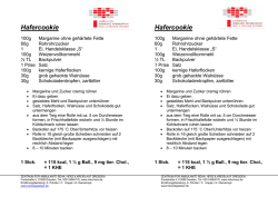 Hafercookie - Zentrum f&uuml;r ambulante Rehabilitation