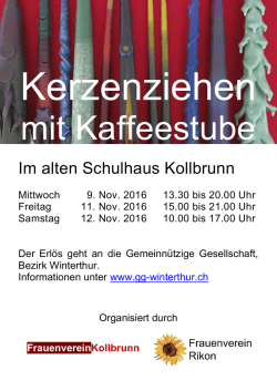 Im alten Schulhaus Kollbrunn